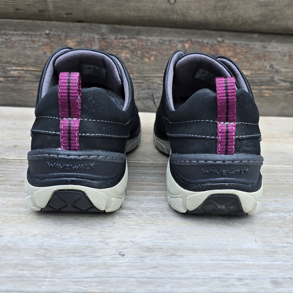 Clarks Wavewalk Sporty Waterproof, Nubuck Leather, Comfort Walking Sneaker 8W - Picture 9 of 16